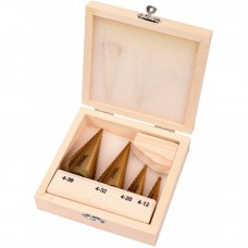 STHOR Set 4 burghie pentru metal in trepte 4-39 mm..